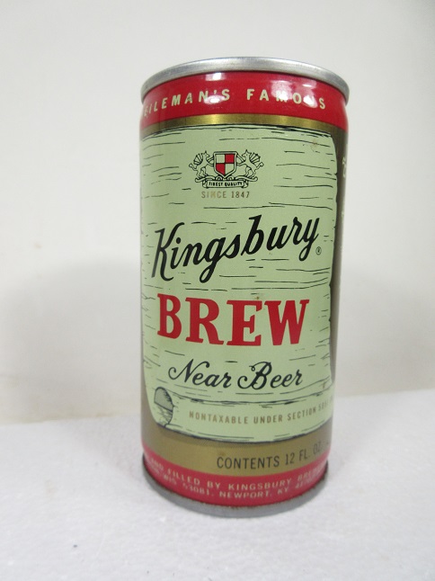 Kingsbury Brew Near Beer - Kingsbury/Heileman - crimped